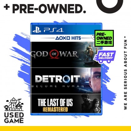 [USED] Ps4 Hits Bundle Games God of War + Detroit Become Human [R3/Eng/Chi]