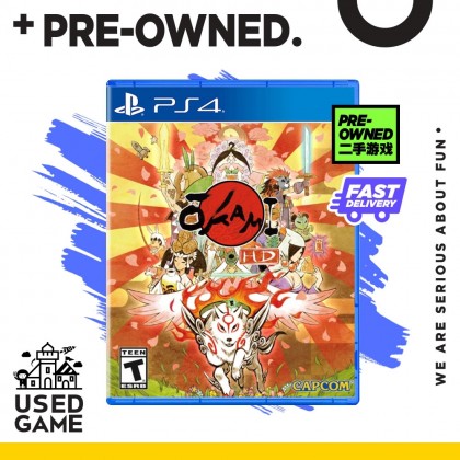 Ps4  Okami HD [R3/Eng] - [Pre-owned]