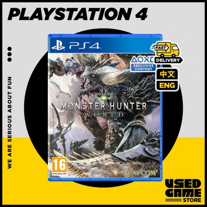 [USED] Ps4 Monster Hunter: World [R3/中文/ENG]