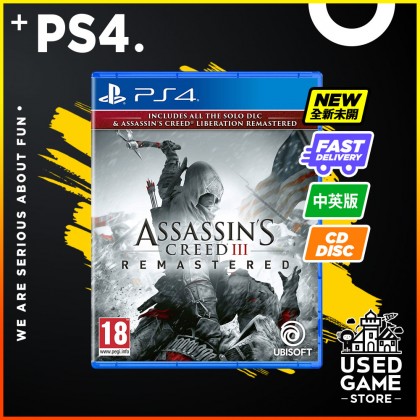 Ps4 Assassin's Creed III Remastered [R3/CHi/Engl]