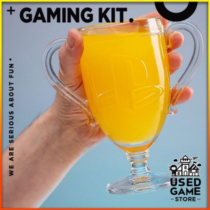Paladone PlayStation Trophy Shaped Drinking Glass with PlayStation Icons Paladone PlayStation Trophy Shaped Drinking Glass with PlayStation Icons