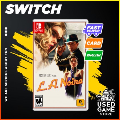 Nintendo Switch L.A. Noire 黑色洛城 [US/Eng]