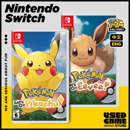 Nintendo Switch Pokemon: Let's Go Pikachu / Eevee [中文/English]