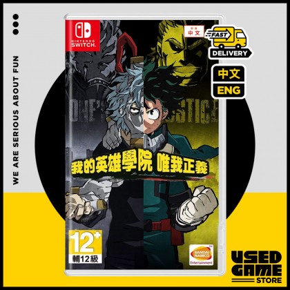 Nintendo Switch My Hero One's Justice Academia [AS/Chi/Eng]