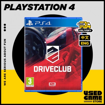 [USED] Ps4 Driveclub Limited Edition [R3/Eng/Chi]