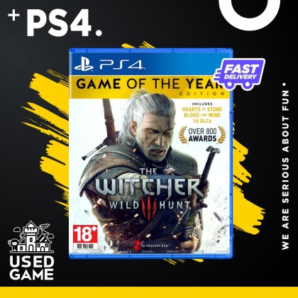 PS4 The Witcher 3: Wild Hunt Game of the Year Edition [R3/Chi/Eng]