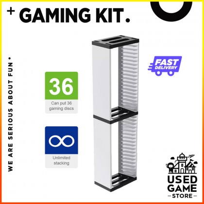 Dobe CD Disc Storage Tower Stand for PS4 PS5 Switch XboxOne Dobe CD Disc Storage Tower Stand for PS4 PS5 Switch XboxOne