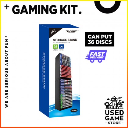 Dobe CD Disc Storage Tower Stand for PS4 PS5 Switch XboxOne Dobe CD Disc Storage Tower Stand for PS4 PS5 Switch XboxOne