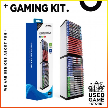 Dobe CD Disc Storage Tower Stand for PS4 PS5 Switch XboxOne Dobe CD Disc Storage Tower Stand for PS4 PS5 Switch XboxOne