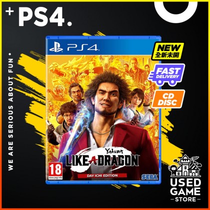 Ps4 Yakuza Like A Dragon Day Ichi Steelbook Edition [R2/English]