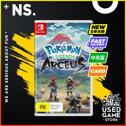 Nintendo Switch Pokemon Legend Arceus 宝可梦传说 阿尔迪斯 [Chi/Eng]