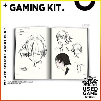 Persona 5 Official Design Works 女神异闻录5 官方艺术设定集超过500页 Persona 5 Official Design Works 女神异闻录5 官方艺术设定集超过500页