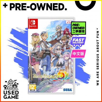Nintendo Switch Rune Factory 5 [AS/Chi]