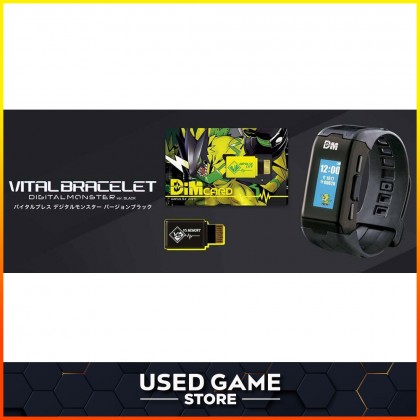 [Ready Stock] BANDAI Digimon Digital Monster Vital Bracelet / Dim Cards English Setting