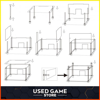 Acrylic Gaming Controller Display Box for Ps5 / Ps4 / Xbox / Nintendo Switch Pro Controller