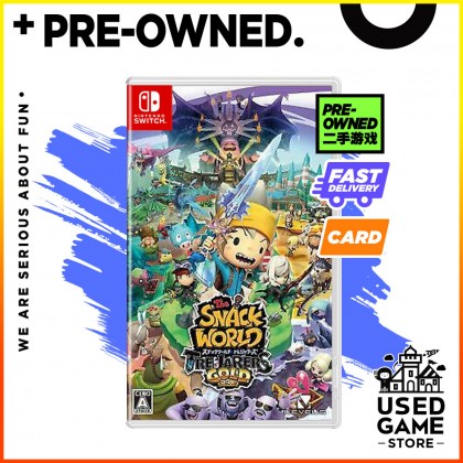 [USED] Nintendo Switch NS Snack World: The Dungeon Crawl - Gold [Japanese]