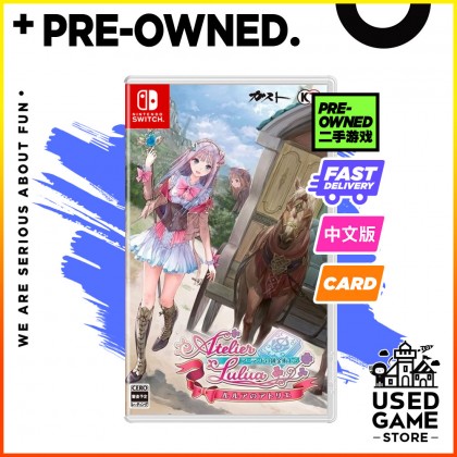 [USED] Nintendo Switch NS Atelier Lulua: The Scion of Arland 露露亚的炼金工房 ～亚兰德之炼金术士 4～ [JPN/Chinese] -*Without Box*