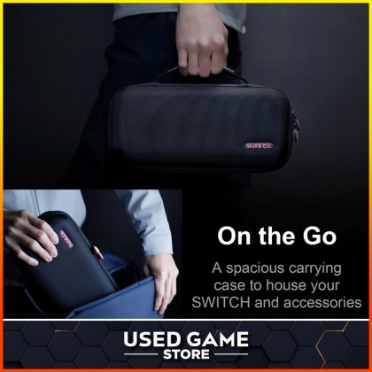 Skull & Co MaxCarry Grip Case Cover Storage Bag for Nintendo Switch OLED Skull & Co MaxCarry Grip Case Cover Storage Bag for Nintendo Switch OLED