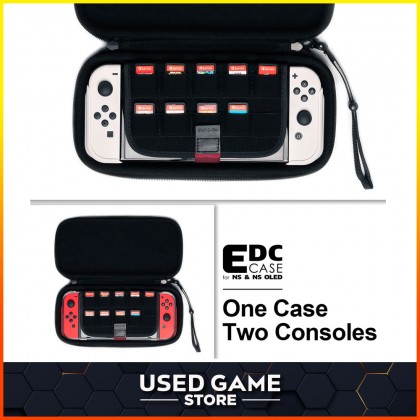 Skull & Co MaxCarry Grip Case Cover Storage Bag for Nintendo Switch OLED Skull & Co MaxCarry Grip Case Cover Storage Bag for Nintendo Switch OLED