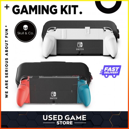 Skull & Co MaxCarry Grip Case Cover Storage Bag for Nintendo Switch OLED Skull & Co MaxCarry Grip Case Cover Storage Bag for Nintendo Switch OLED