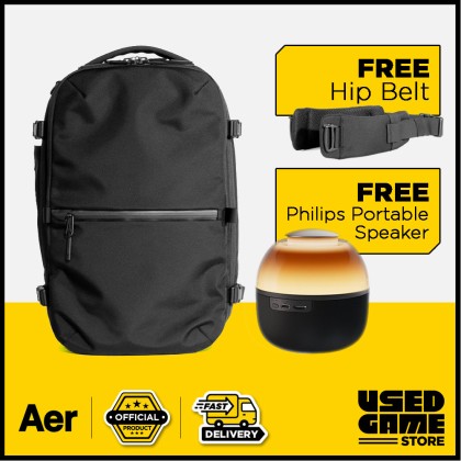Aer Travel Pack 2 - Travel Organise Durable Tech Essentials Backpack - Black