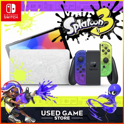 Nintendo Switch OLED Splatoon 3 Edition - Maxsoft Set Nintendo Switch OLED Splatoon 3 Edition - Maxsoft Set