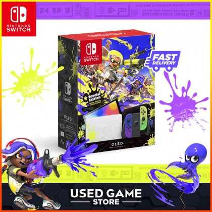 Nintendo Switch OLED Splatoon 3 Edition - Maxsoft Set Nintendo Switch OLED Splatoon 3 Edition - Maxsoft Set