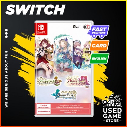 [USED] Nintendo Switch NS Atelier Mysterious Trilogy Deluxe Pack [AS/English]