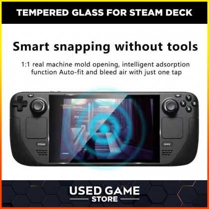 Steam Deck Screen Protector HD Clear Anti Scratch Touch Responsive Case Friendly Tempered Glass Steam Deck Screen Protector HD Clear Anti Scratch Touch Responsive Case Friendly Tempered Glass