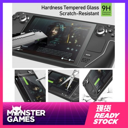 Steam Deck Screen Protector HD Clear Anti Scratch Touch Responsive Case Friendly Tempered Glass Steam Deck Screen Protector HD Clear Anti Scratch Touch Responsive Case Friendly Tempered Glass