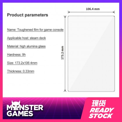 Steam Deck Screen Protector HD Clear Anti Scratch Touch Responsive Case Friendly Tempered Glass Steam Deck Screen Protector HD Clear Anti Scratch Touch Responsive Case Friendly Tempered Glass