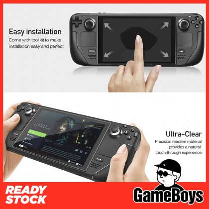 Steam Deck Screen Protector HD Clear Anti Scratch Touch Responsive Case Friendly Tempered Glass Steam Deck Screen Protector HD Clear Anti Scratch Touch Responsive Case Friendly Tempered Glass