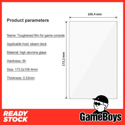 Steam Deck Screen Protector HD Clear Anti Scratch Touch Responsive Case Friendly Tempered Glass Steam Deck Screen Protector HD Clear Anti Scratch Touch Responsive Case Friendly Tempered Glass