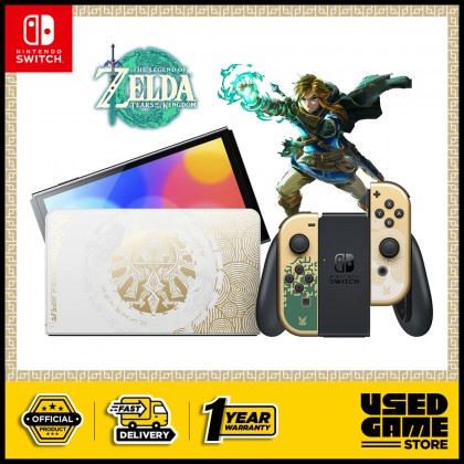 Nintendo Switch OLED Zelda Tears Of The Kingdom Special Edition [1 Year Maxsoft]