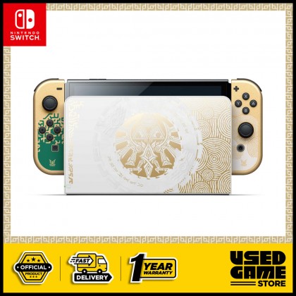 Nintendo Switch OLED Zelda Tears Of The Kingdom Special Edition [1 Year Maxsoft]
