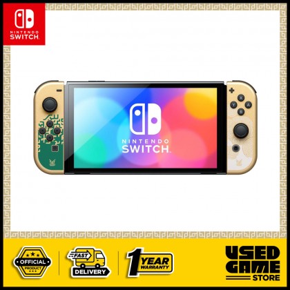 Nintendo Switch OLED Zelda Tears Of The Kingdom Special Edition [1 Year Maxsoft]