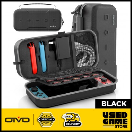 OIVO Large Storage Carrying Case Anti-Scratch Waterproof Travel Bag for Nintendo Switch