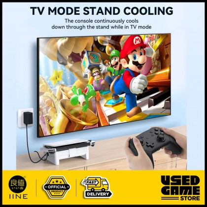 IINE Horizonal Base Cooling Fan for OLED Dock Compatible Nintendo Switch OLED IINE Horizonal Base Cooling Fan for OLED Dock Compatible Nintendo Switch OLED
