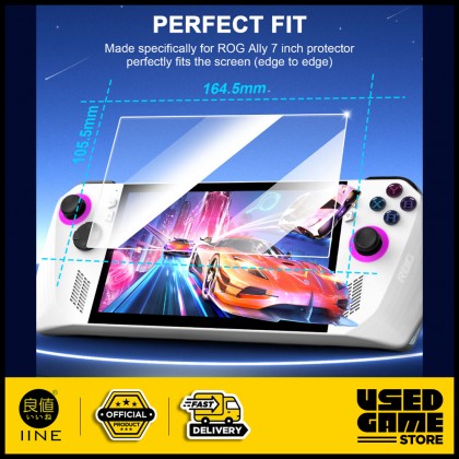 IINE ROG Ally Screen Protector Scrach Resistant High Quality Grass Screen Tempered Glass for ROG Ally