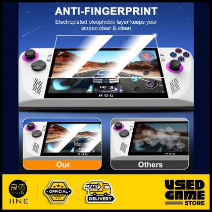 IINE ROG Ally Screen Protector Scrach Resistant High Quality Grass Screen Tempered Glass for ROG Ally