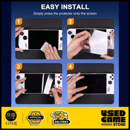 IINE ROG Ally Screen Protector Scrach Resistant High Quality Grass Screen Tempered Glass for ROG Ally