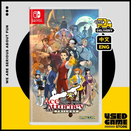 Nintendo Switch Apollo Justice Ace Attorney Trilogy 逆转裁判 456 [AS/中文/Eng]
