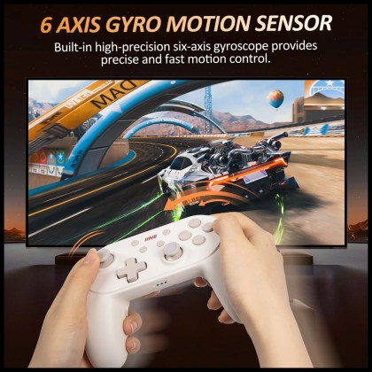 良值 lINE Athena Wireless Controller in White for Switch/PC/iOS/Android