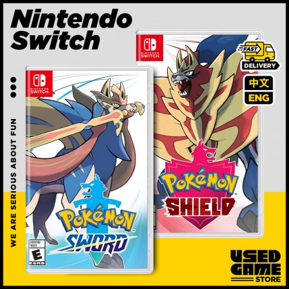 Nintendo Switch Pokemon Sword / Shield 宝可梦剑盾  [中文/Eng]