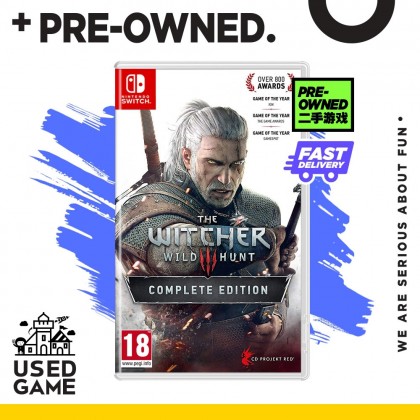 [USED] Nintendo Switch NS The Witcher 3 Wild Hunt  Complete Edition [EU/English]