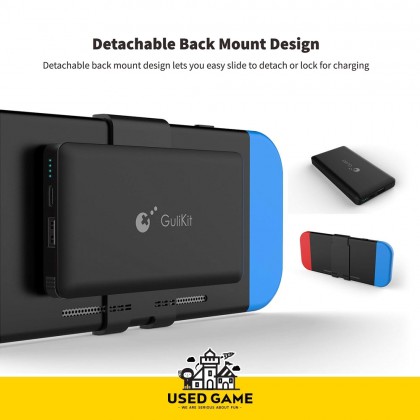 Gulikit Nintendo Switch Fast Charging Power Bank 10000 mAh for Switch OLED / V2 / V1 / Lite