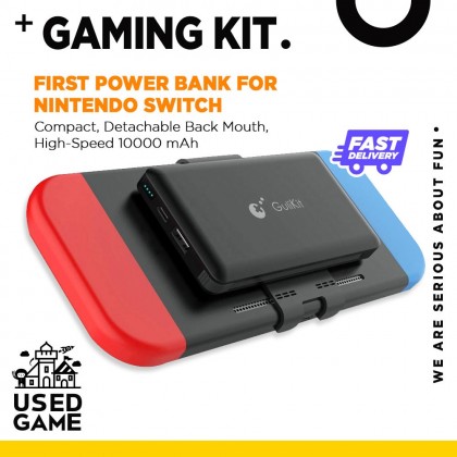 Gulikit Nintendo Switch Fast Charging Power Bank 10000 mAh for Switch OLED / V2 / V1 / Lite