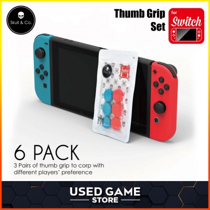 Skull & Co Joy Con Thumb Grips Set for Nintendo Switch Joycon / Lite Skull & Co Joy Con Thumb Grips Set for Nintendo Switch Joycon / Lite